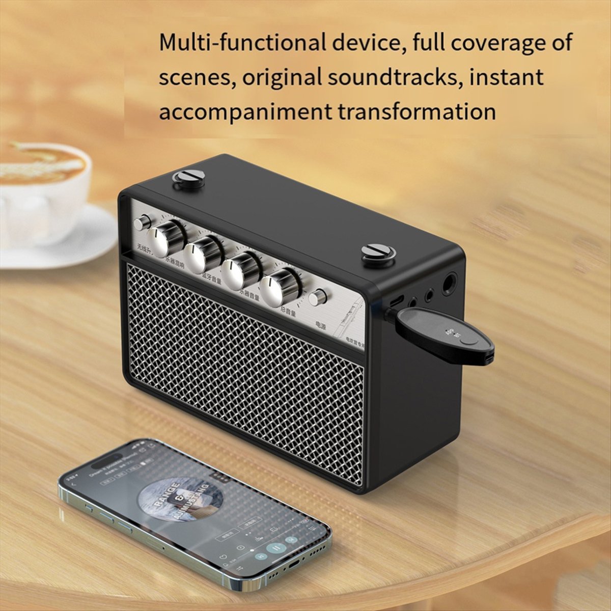 Audio Music Remover Free - อะแดปเตอร์รับสัญญาณเสียง 3.5/6.5 มม. Aux Wireless Vocal
