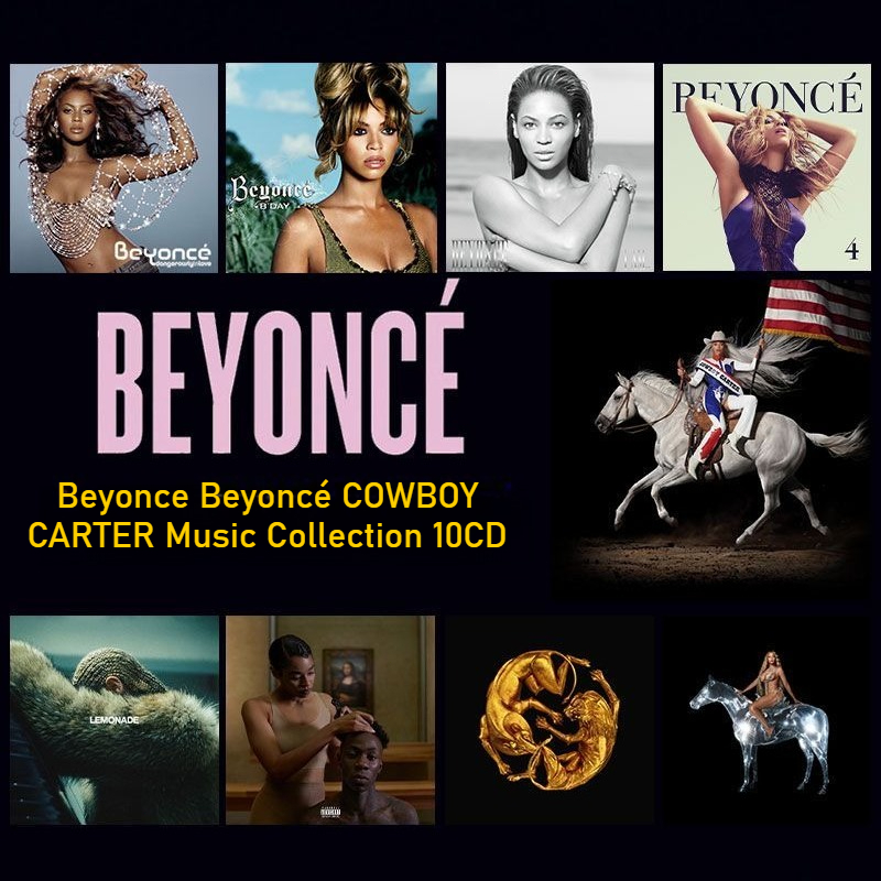 Audio And Music - คอลเลกชันอัลบั้มเพลงเบยอนเซ่ 10CD, แผ่นซีดีเท่านั้น, แผ่นซีดีสีคุณภาพเสียงแบบไม่สูญเสีย, แผ่นซีดีเพลงป๊อปอาร์บีสำหรับคนรักดนตรี