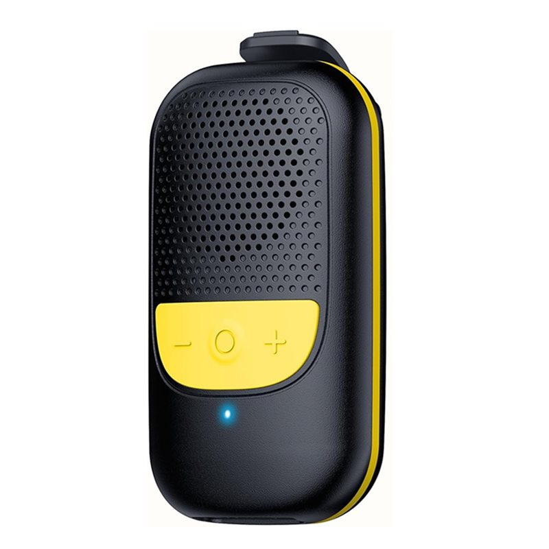 Audio Music Online - B68C ลำโพงบลูทูธแบบพกพาแบบคลิปออนสวมใส่ได้พร้อมไมโครโฟนในตัวสำหรับการโทรฟังเพลงแบบแฮนด์ฟรีมินิกลางแจ้งกันน้ำ