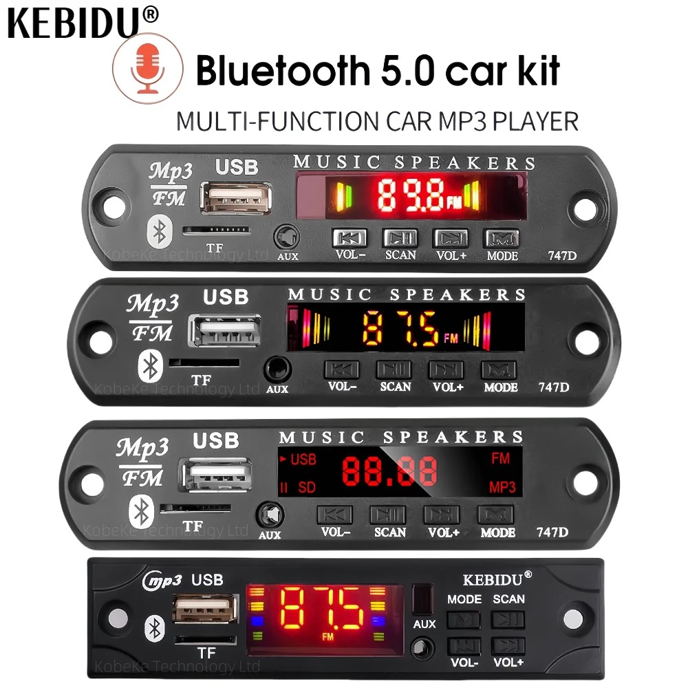 Audio Music Free Mp3 - DC 9V 12V Bluetooth 5.0 MP3