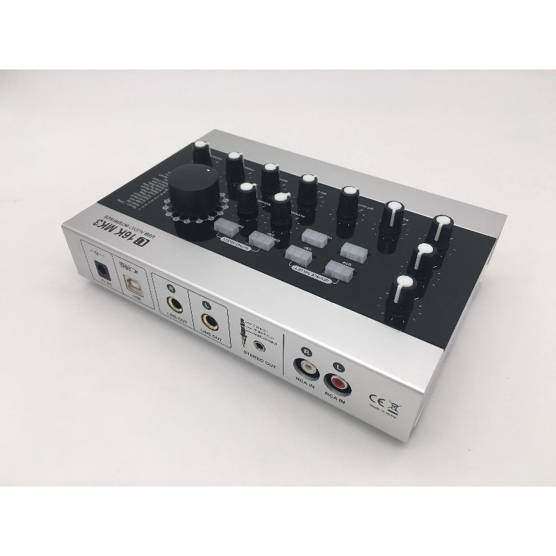 Audio Music Online - U16K MK3 อินเทอร์เฟซเสียง USB การ์ดเสียงภายนอกสำหรับการร้องเพลงออนไลน์, การร้องเพลงผ่านโทรศัพท์,