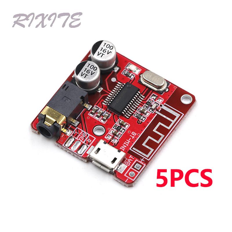 Headphone Amplifier Dac - 5ชิ้น XY-BT-MINI บลูทูธ5.0บอร์ดรับสัญญาณบลูทูธถอดรหัสบลูทูธ MP3โมดูลเพลงสเตอริโอไร้สายบอร์ดเครื่องถอดรหัสไม่สูญเสียข้อมูล