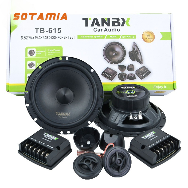 Audio Music Online - SOTAMIA 60W 6.5 นิ้วลำโพงโคแอกเชียลซับวูฟเฟอร์เพลงไฮไฟประเภทสากลบนบอร์ดการปรับเปลี่ยนกล่องเสียงบลูทูธ