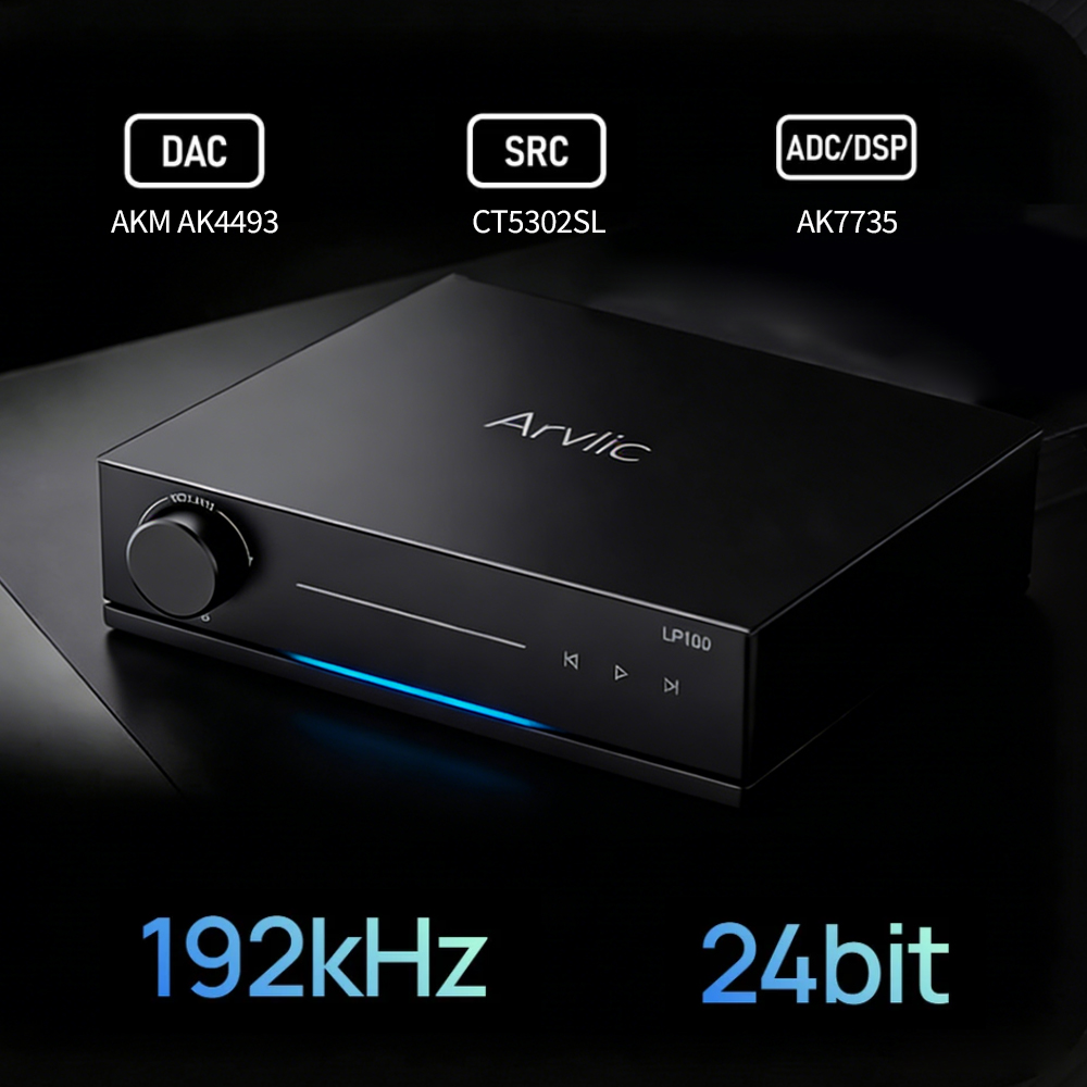 Audio Music Google - Arylic LP100 เครื่องสตรีมเพลงไร้สาย, WiFi Bluetooth 5.4