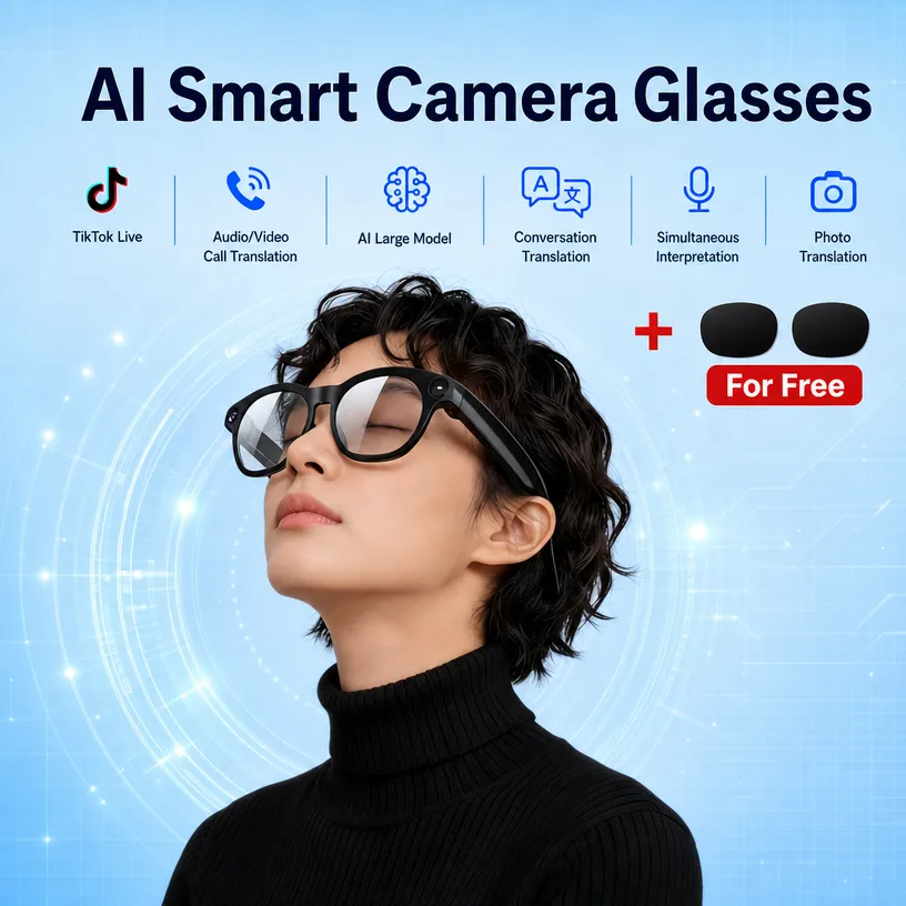 แว่นตาอัจฉริยะ AI สำหรับถ่ายภา - Audio Music Online บทวิจารณ์และราคา