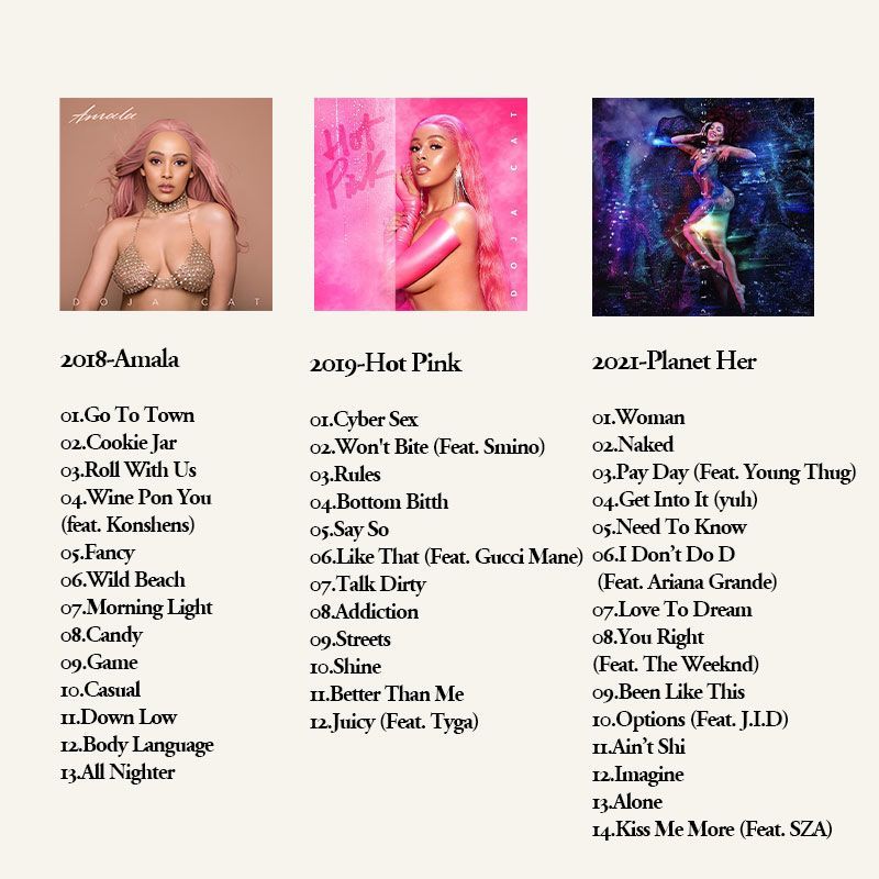 คอลเลกชันอัลบั้มเพลงดอยจา แคท  - Audio And Music บทวิจารณ์และราคา