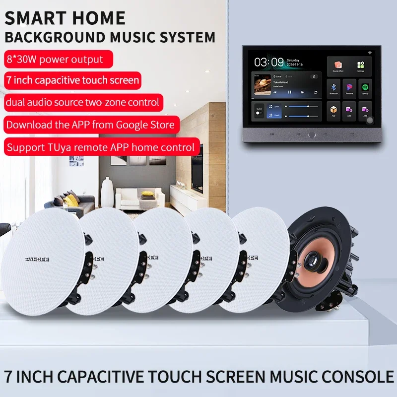ระบบเพลงพื้นหลังบ้านอัจฉริยะ ร - Audio Music Google บทวิจารณ์และราคา