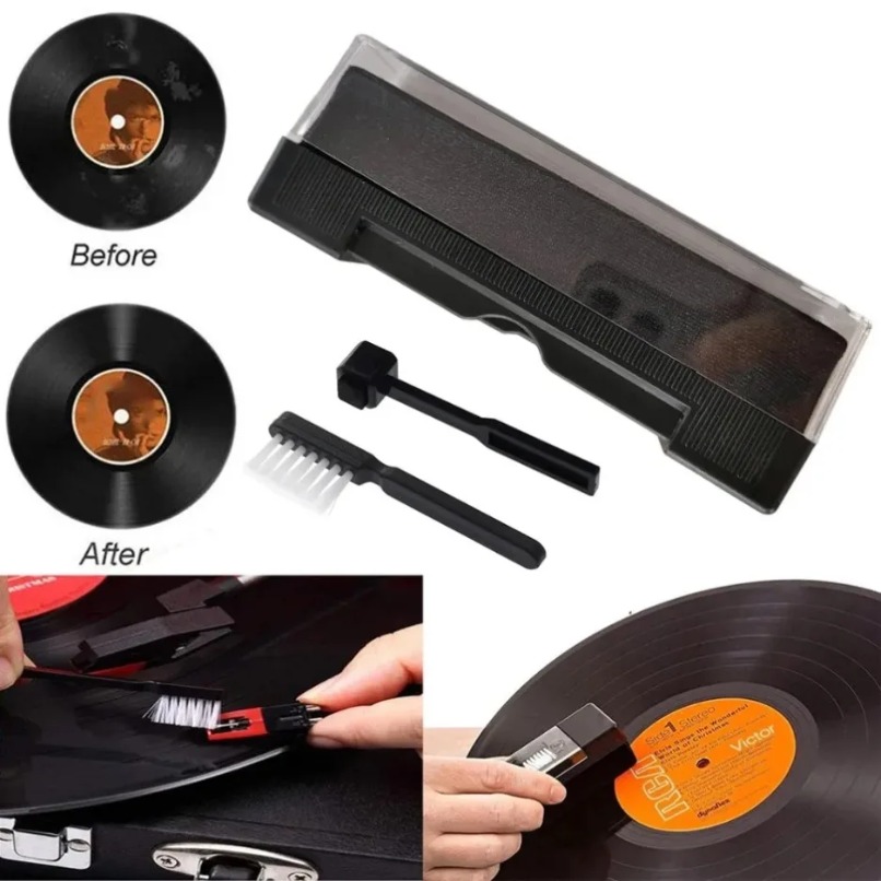 ชุดแปรงทำความสะอาดแผ่นเสียงไวน - Audio Music Remover Free บทวิจารณ์และราคา