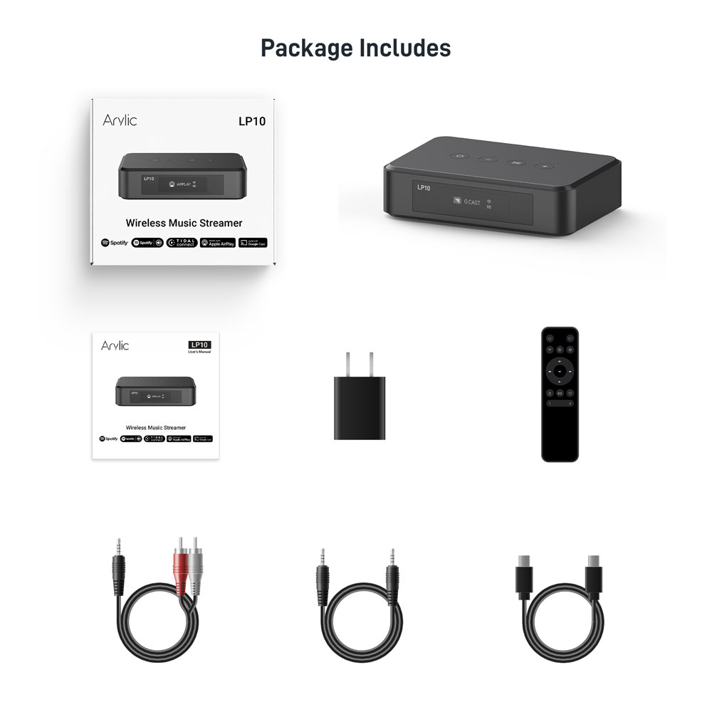 เครื่องเล่นเพลง Arylic LP10 Hi - Audio Music Google บทวิจารณ์และราคา