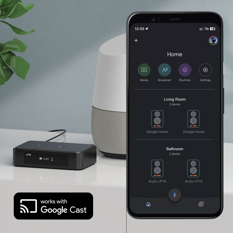 เครื่องเล่นเพลง Arylic LP10 Hi - Audio Music Google บทวิจารณ์และราคา