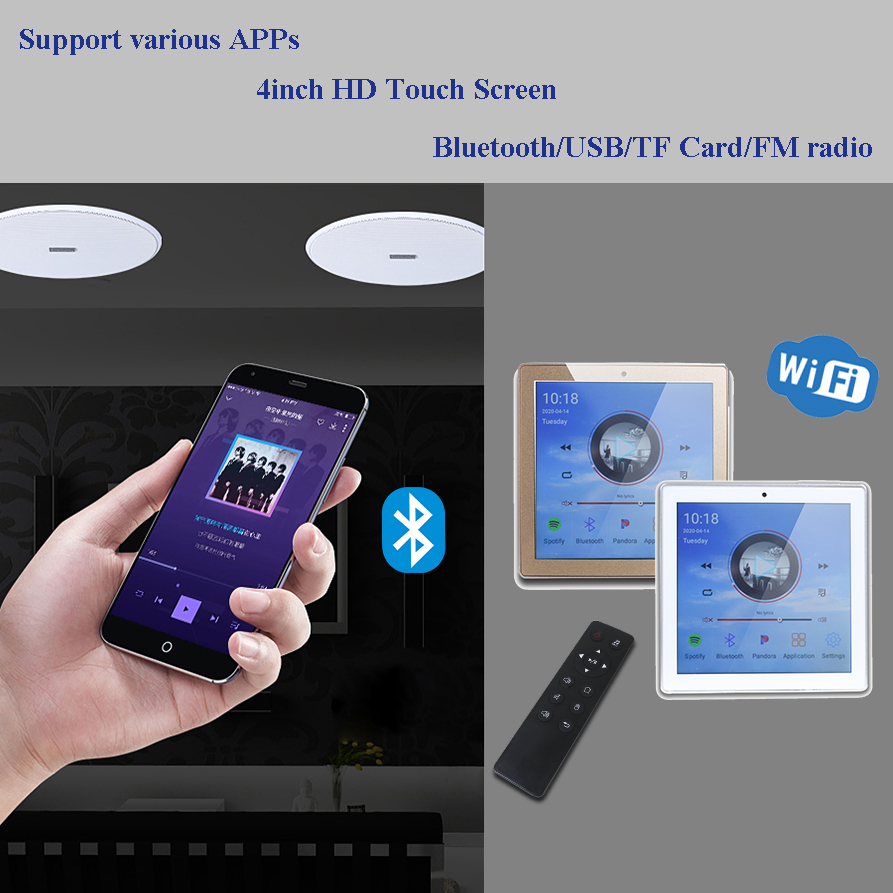 Android WiFi บลูทูธ Wall เครื่ - Audio Music Online บทวิจารณ์และราคา
