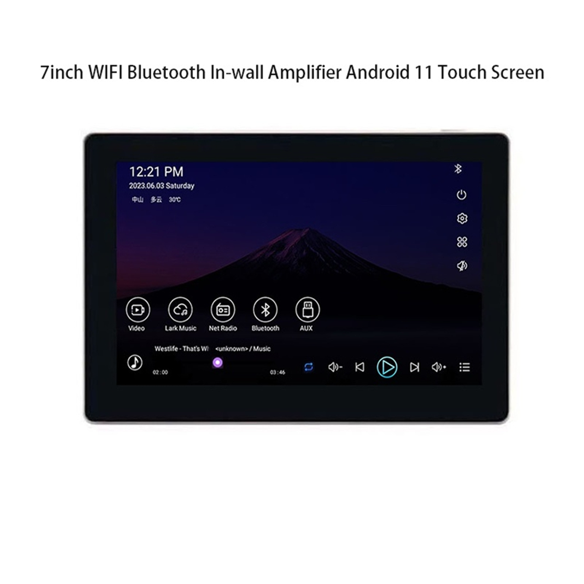 ร้อน!7 นิ้ว Android 11 สมาร์ทห - Audio Music Google บทวิจารณ์และราคา