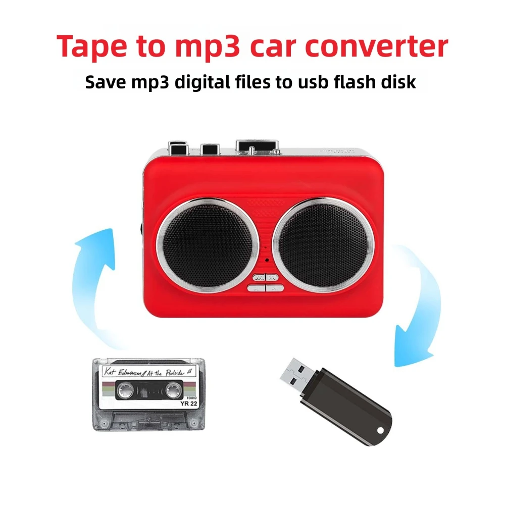 เครื่องเล่นเทปคาสเซ็ตแบบ USB ส - Audio Music Free Mp3 บทวิจารณ์และราคา