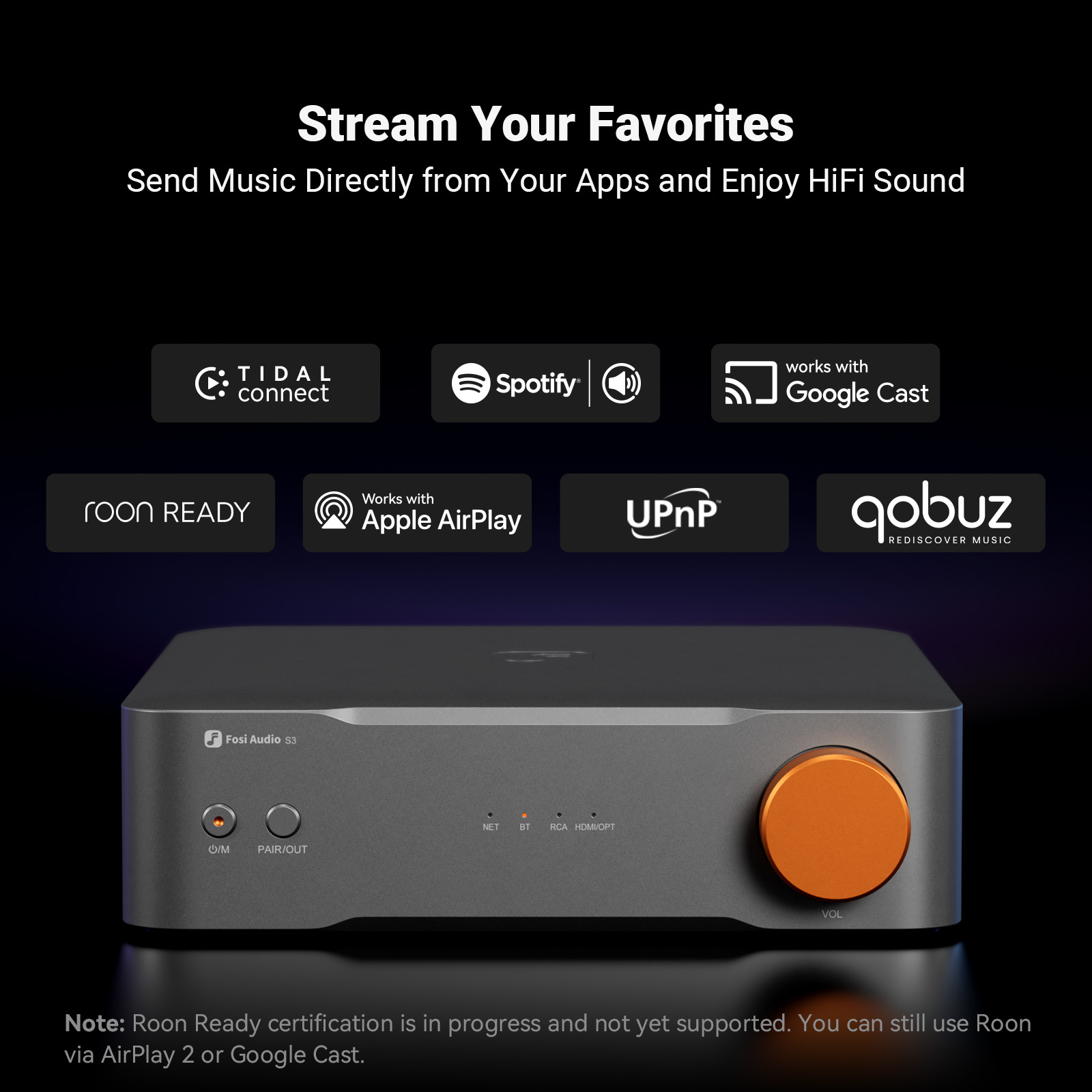 Fosi Audio S3 เครื่องเล่นเพลงไ - Audio Music Google บทวิจารณ์และราคา