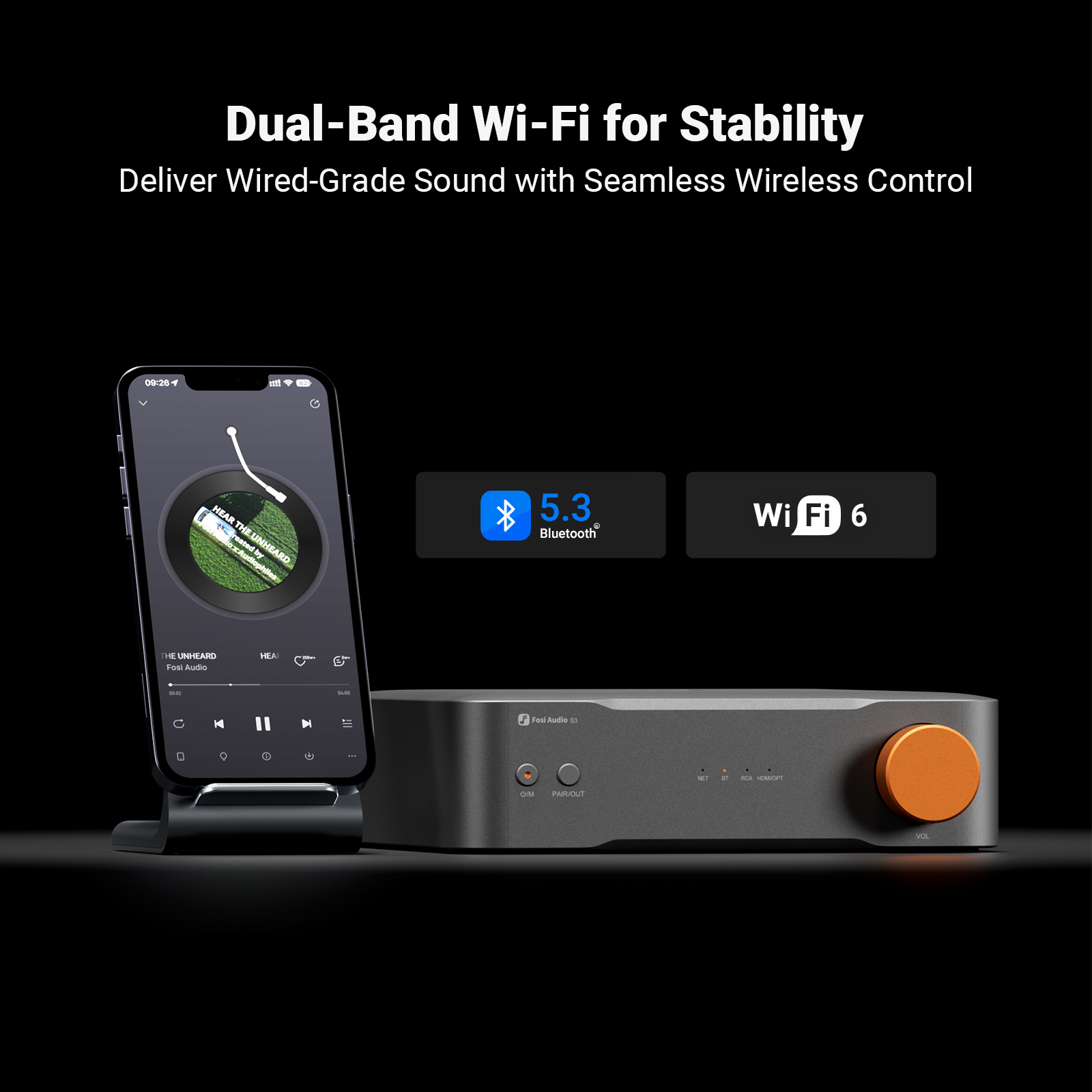 Fosi Audio S3 เครื่องเล่นเพลงไ - Audio Music Google บทวิจารณ์และราคา